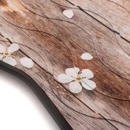 Nicoman Heavy Duty Rubber Boot Tray 75 x 40cm - Flower Wood in Brown - Size: 38 cm x 75 cm - thumbnail 3