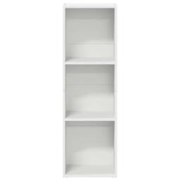 Berkfield Home Classic Book Cabinet/TV Cabinet White 36x30x114 cm Engineered Wood - Size: 36 x 30 x 114 cm - thumbnail 4