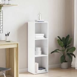 Berkfield Home Classic Book Cabinet/TV Cabinet White 36x30x114 cm Engineered Wood - Size: 36 x 30 x 114 cm - thumbnail 2