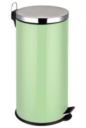 Orsina 30 Litre Matte Black Pedal Bin, Large Capacity Waste Bin With Soft Close Lid & Inner Bucket, Sleek Modern in Green - thumbnail 1