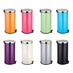 Orsina 30 Litre Matte Black Pedal Bin, Large Capacity Waste Bin With Soft Close Lid & Inner Bucket, Sleek Modern in Green - thumbnail 2