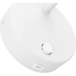 Loops Stylish Modern White LED Table Lamp for Indoor Home Décor - thumbnail 5