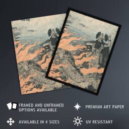 "Artery8 Poster for the Valkyrie Opera by Wagner Grasset Wall Art Poster Print - Size: W12"" x H16""" - thumbnail 2