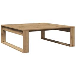 Berkfield Home Coffee Table Artisan Oak 100x100x35 cm Engineered Wood in Brown - Size: 100 x 100 x 35 cm