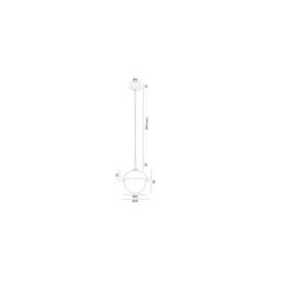 Netlighting Cappello Globe Pendant Ceiling Light Opal Matt Cream White in Beige - thumbnail 4