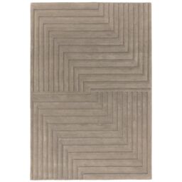 The Rug Shop UK Silver Handmade Luxurious Easy to clean Optical 3D Area Rug - Size: 200 cm x 290 cm - thumbnail 5