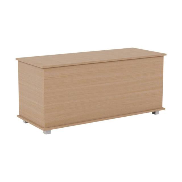 Kelvenix Pine Storage Ottoman Chest Bedding Blanket Box in Brown - Size: 0.6m2 - image 1
