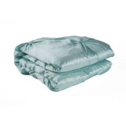 Voltico Buttoned Bedspread 140×200cm - Teal/Plum/Natural/Silver in Teal - Size: EU Double - thumbnail 4