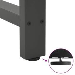 Berkfield Home Coffee Table Legs Anthracite 2 pcs 30x(30-31) cm Steel in Black - thumbnail 9