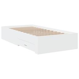 Berkfield Home Bed Frame with Drawers without Mattress White 100x200 cm - thumbnail 6