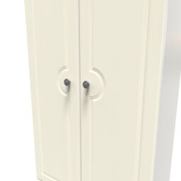 Ready Assembled 2 U Stirling 2 Door 2 Drawer Wardrobe (Ready Assembled) in Cream - thumbnail 4