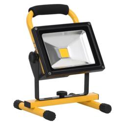 Berkfield Home Rechargeable LED Spotlight with Handle 30 W Cold White in Black - thumbnail 3