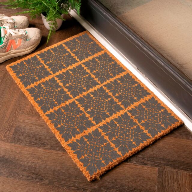 Artsy Mats Grey Mosaic Tiles Pattern Doormat - Size: 40 cm x 60 cm - image 1