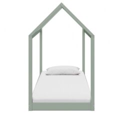 Home Detail Taylor Wooden Kids Montessori House Bed in Green - Size: Single - thumbnail 4
