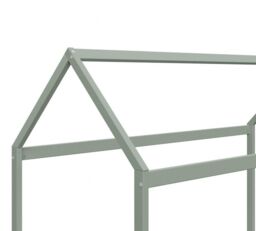 Home Detail Taylor Wooden Kids Montessori House Bed in Green - Size: Single - thumbnail 5