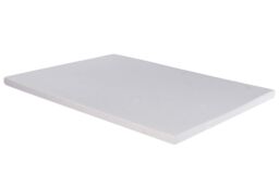 Rest Relax Memory Foam Mattress Topper 7500 with Cover, 3 inch in White - Size: Single - thumbnail 1