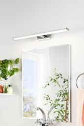 Eglo Pandella 1 Chrome Plastic Integrated LED IP44 Bathroom Mirror Wall Light in Metallic Silver - thumbnail 2