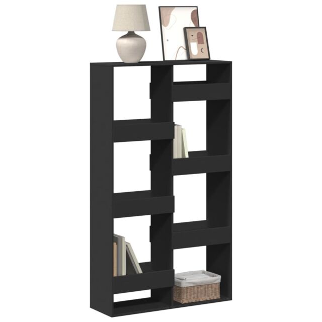 Berkfield Home Bookcase Black 100x33x175 cm Engineered Wood - Size: 100 x 33 x 175 cm - image 1