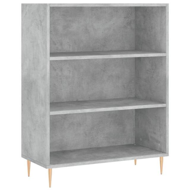 Berkfield Home Bookcase Concrete Grey 69.5x32.5x90 cm Engineered Wood - image 1