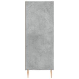 Berkfield Home Bookcase Concrete Grey 69.5x32.5x90 cm Engineered Wood - thumbnail 5