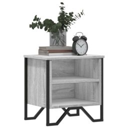Berkfield Home Bedside Cabinet Grey Sonoma 2 pcs 40x30x40 cm Engineered Wood - Size: 40 x 30 x 40 cm - thumbnail 4