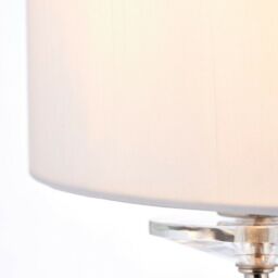 Loops 3 Bulb Ceiling Pendant Lamp & 2x Matching Twin Wall Light Modern Bright Nickel in Metallics - thumbnail 4