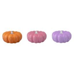 Garden Greatness Set of 3 Terracotta Pastel Halloween Pumpkins in Orange - Size: 1 Pack