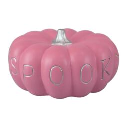Garden Greatness Set of 3 Terracotta Pastel Halloween Pumpkins in Orange - Size: 1 Pack - thumbnail 3