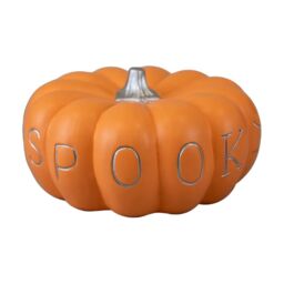 Garden Greatness Set of 3 Terracotta Pastel Halloween Pumpkins in Orange - Size: 1 Pack - thumbnail 2