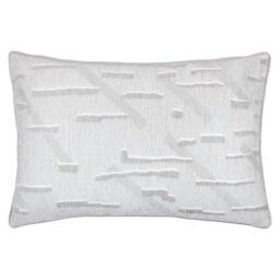 Evans Lichfield Tresse Jacquard Cushion in Grey - Size: 40 cm x 60 cm - thumbnail 2