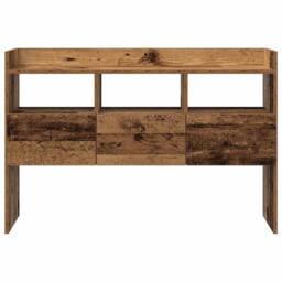 Berkfield Home Sideboard Old Wood 105x30x70 cm Engineered Wood in Brown - Size: 105 x 30 x 70 cm - thumbnail 4