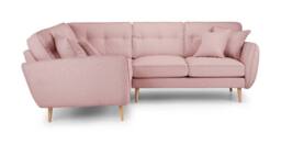 The Great Sofa Company Ailis 1 Corner 2 Faro Soft Pink in Dusty Pink - thumbnail 3