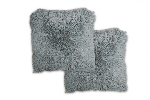 New Edge Blinds Teddy Cushion Cover in Grey - Size: 43 cm x 43 cm