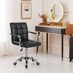 KORVIXA Black Leather Executive Computer Chair - Size: 100 cm - thumbnail 4