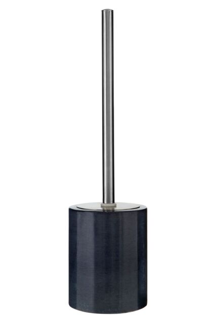 Orsina Dark Grey Toilet Brush, Marble Effect Lavatory Brush, Bathroom Toilet Scrubber Brush For Modern Interiors - image 1