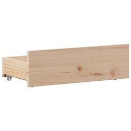 Berkfield Home Bed Frame without Mattress with Headboard 75x190 cm Small Single Solid Wood Pine in Brown - thumbnail 6