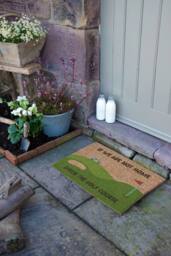 Artsy Mats Check The Golf Course Doormat (60 x 40cm) in Brown - Size: 40 cm x 60 cm - thumbnail 6