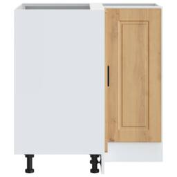 Berkfield Home Kitchen Corner Base Cabinet¬†Porto Artisan Oak Engineered Wood in Brown - thumbnail 7