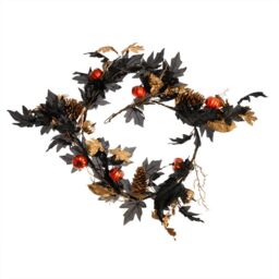 Scottish Everlastings Ltd 150cm Premium Garland Black / Gold - thumbnail 3
