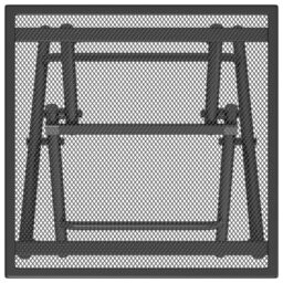 Berkfield Home Folding Garden Table Anthracite 38x38x38 cm Steel Mesh in Black - Size: 38 x 38 x 38 cm - thumbnail 5