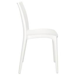 Berkfield Home Beautiful Garden Chairs 2 pcs White 50x46x80 cm Polypropylene - Size: 50 x 46 x 80 cm - thumbnail 5