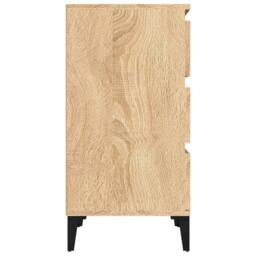 Berkfield Home Bedside Cabinet Sonoma Oak 40x35x70 cm Engineered Wood in Brown - Size: 40 x 35 x 70 cm - thumbnail 8