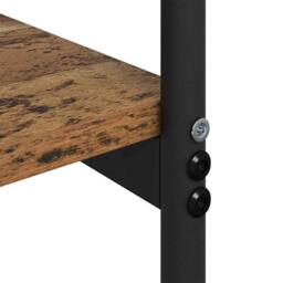 Berkfield Home Console Table Old wood 101 x 35 x 80.5 cm Engineered wood in Brown - thumbnail 8