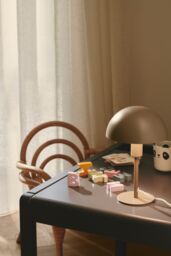 Nordlux Modern Indoor Table Lamp Brown Metal E14 Dome Shade - Mains Powered, IP20 - thumbnail 5