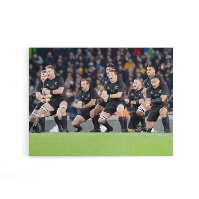 "Artery8 New Zealand Rugby Haka World Cup Canvas Wall Art Print - Size: W18"" x H24""" - image 1