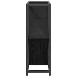 Berkfield Home Wine Rack Black Oak 51x18x52, 5 cm Engineered Wood - thumbnail 7