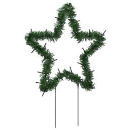 Berkfield Home Christmas Light Decorations with Spikes 3 pcs Star 50 LEDs 29 cm in Green - thumbnail 8
