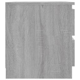 Berkfield Home Bed Cabinet Grey Sonoma 50x39x43.5 cm Engineered Wood - thumbnail 4