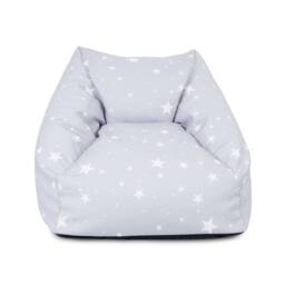 rucomfy Beanbags rucomfy Indoor Grey Stars Snuggle Chair Bean Bag - Kids Armchair Seat - thumbnail 6