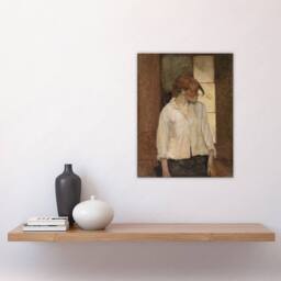 "Artery8 Montrouge Rosa La Rouge Vintage Wall Art Print Toulouse Lautrec in Brown - Size: W12"" x H16""" - thumbnail 4